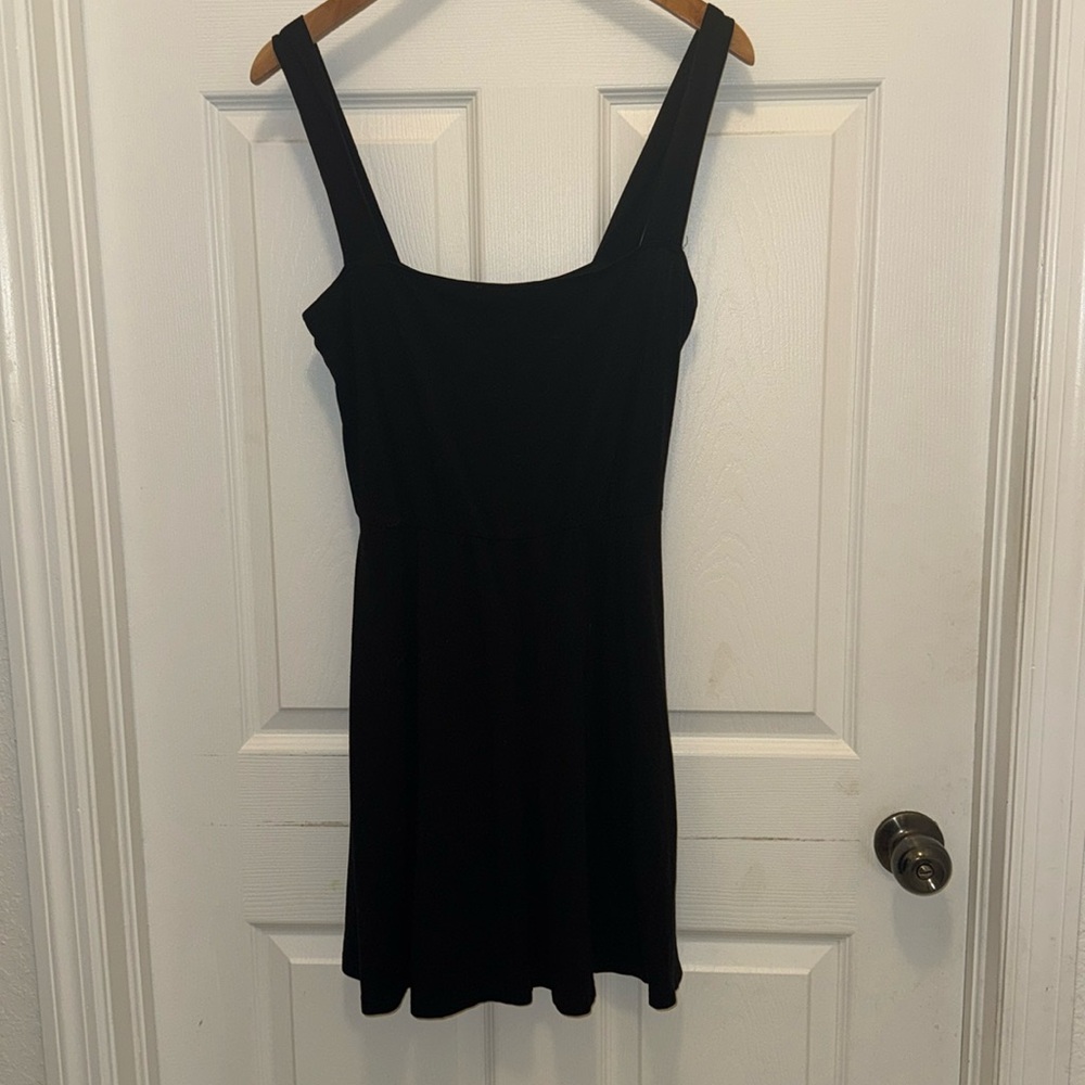 Reformation Jeans Knit A Line Dress Black